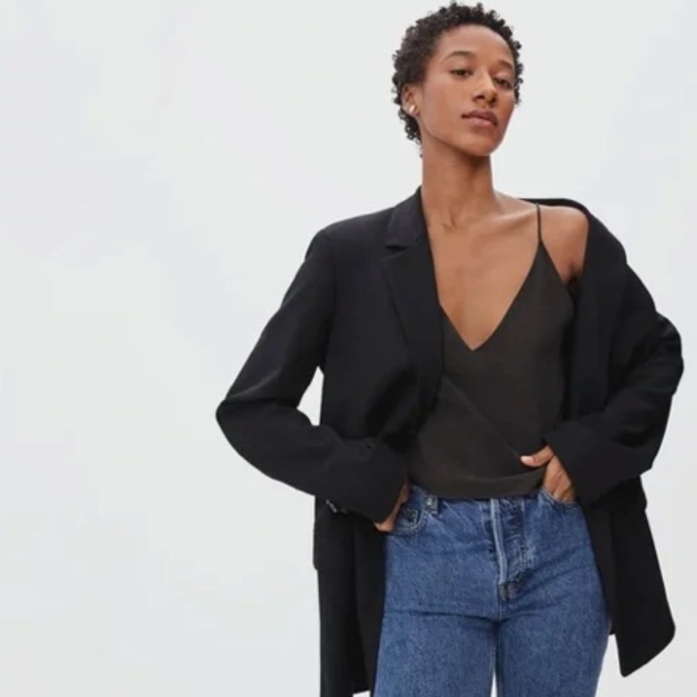 Everlane Washable Silk Cropped Cami - Size 2